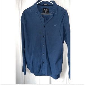 Hollister Men’s Muscle Fit Epic Flex Button Down Dress shirt Size M